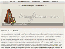 Tablet Screenshot of antique-metronomes.com